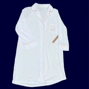 RAE DUNN button down BRIDE nightgown